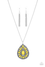 Load image into Gallery viewer, Retro Prairies - Yellow Necklace
