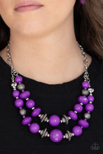 Load image into Gallery viewer, Upscale Chic - Purple Necklace
