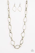 Load image into Gallery viewer, Attitude Adjustment - Brass Necklace
