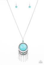 Load image into Gallery viewer, Rural Rustler - Blue Necklace
