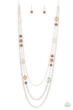 Load image into Gallery viewer, Pretty Pop-tastic! - Brown Necklace
