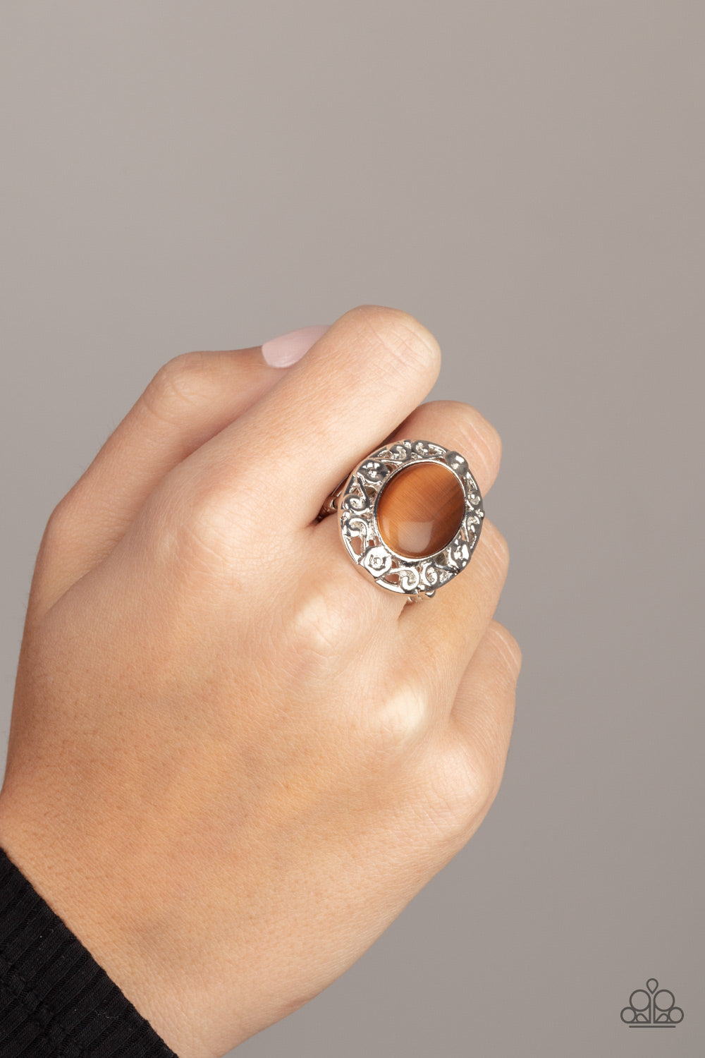 Ring:  Moonlit Marigold - Brown