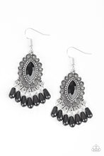 Load image into Gallery viewer, Private Villa Earrings - Black
