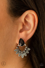 Load image into Gallery viewer, Crystal Canopy - Black Earrings
