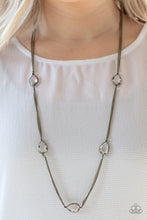 Load image into Gallery viewer, Teardrop Timelessness - Brass Necklace
