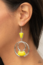 Load image into Gallery viewer, Deco Dancing - Yellow Earrings
