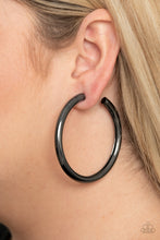 Load image into Gallery viewer, Curve Ball Earrings - Black
