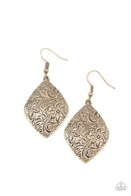 Load image into Gallery viewer, Flauntable Florals - Brass Earrings
