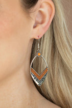 Load image into Gallery viewer, Indigenous Intentions - Orange Earrings
