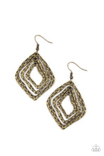 Load image into Gallery viewer, Primitive Performance - Brass Earrings
