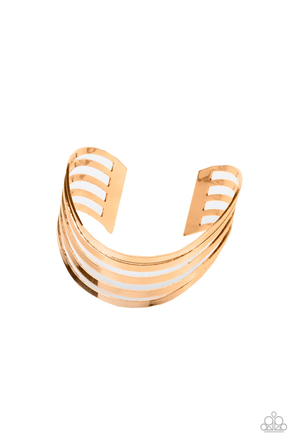 Tantalizingly Tiered - Bracelet Gold