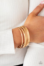 Load image into Gallery viewer, Gliding Gleam - Gold Bracelet
