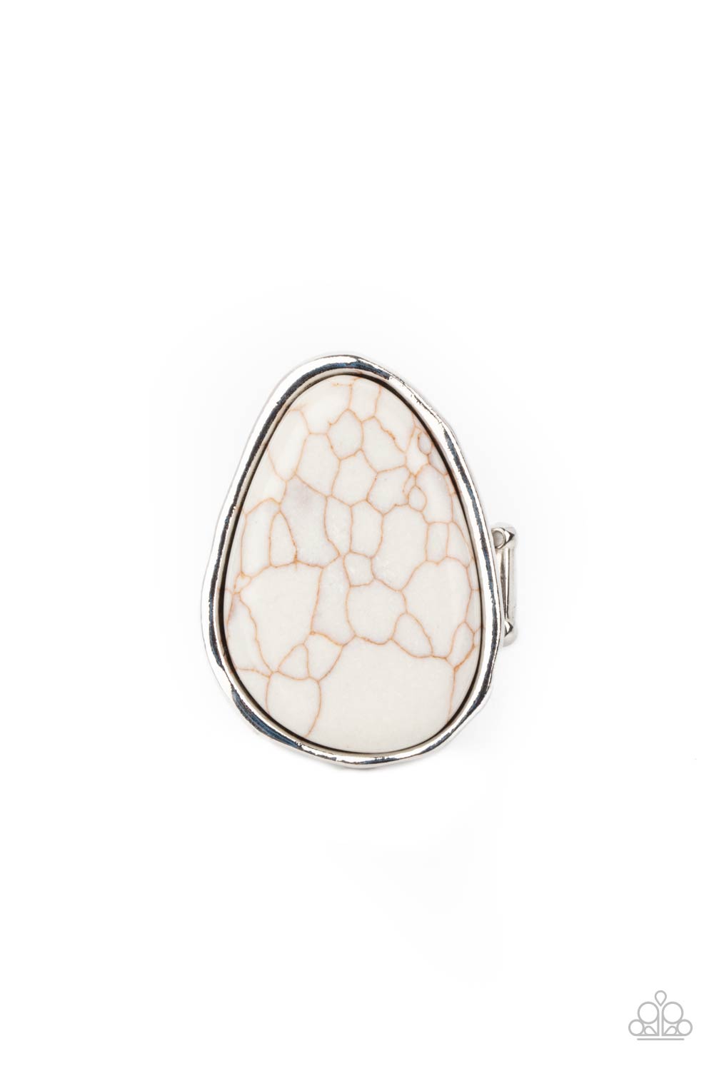 Ring:  Marble Mecca - White