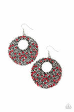 Load image into Gallery viewer, Starry Showcase – Red Earrings
