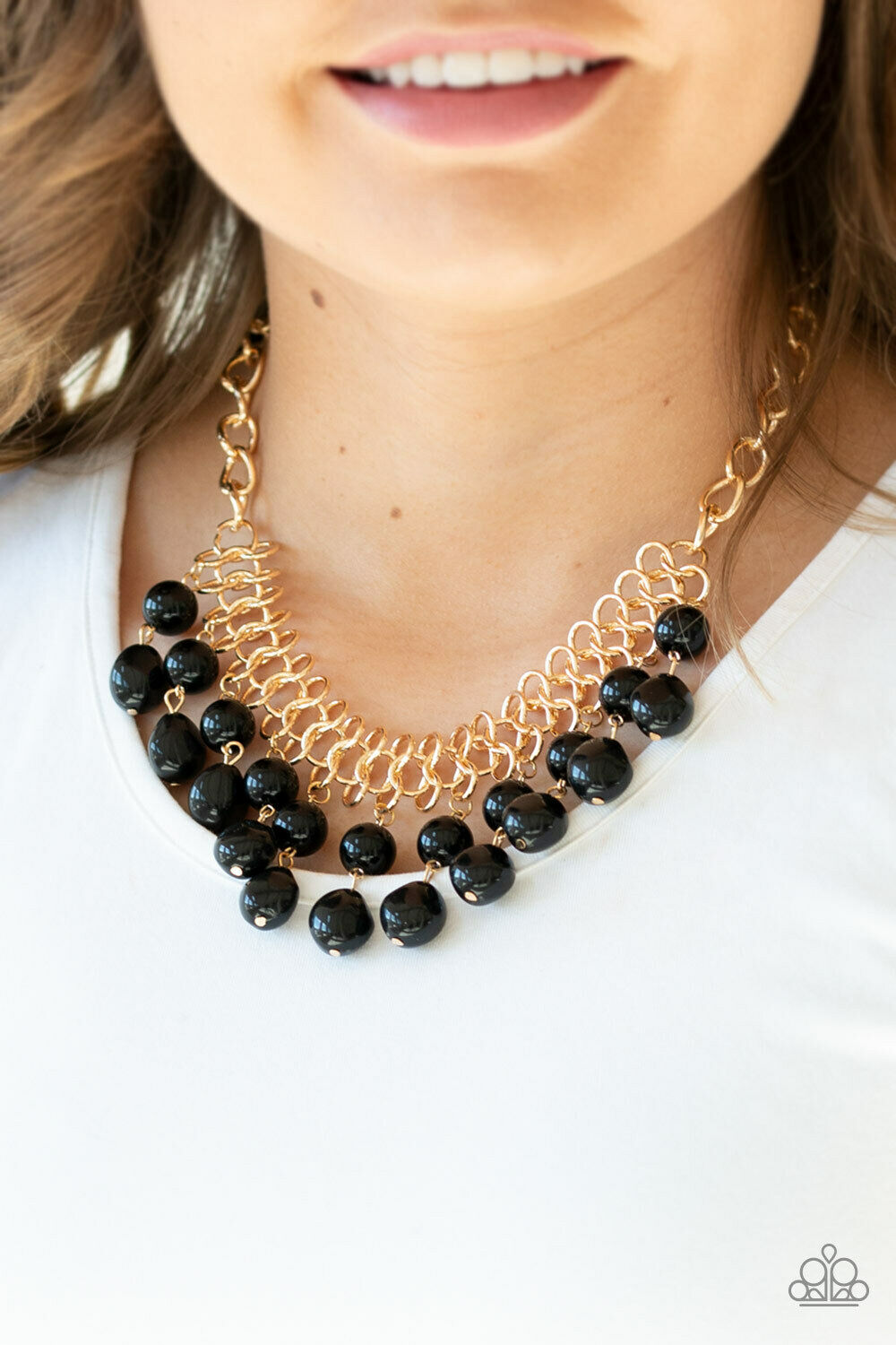 5th Avenue Fleek Black Necklace