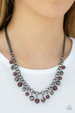 Load image into Gallery viewer, And The Crowd Cheers - Purple Necklace
