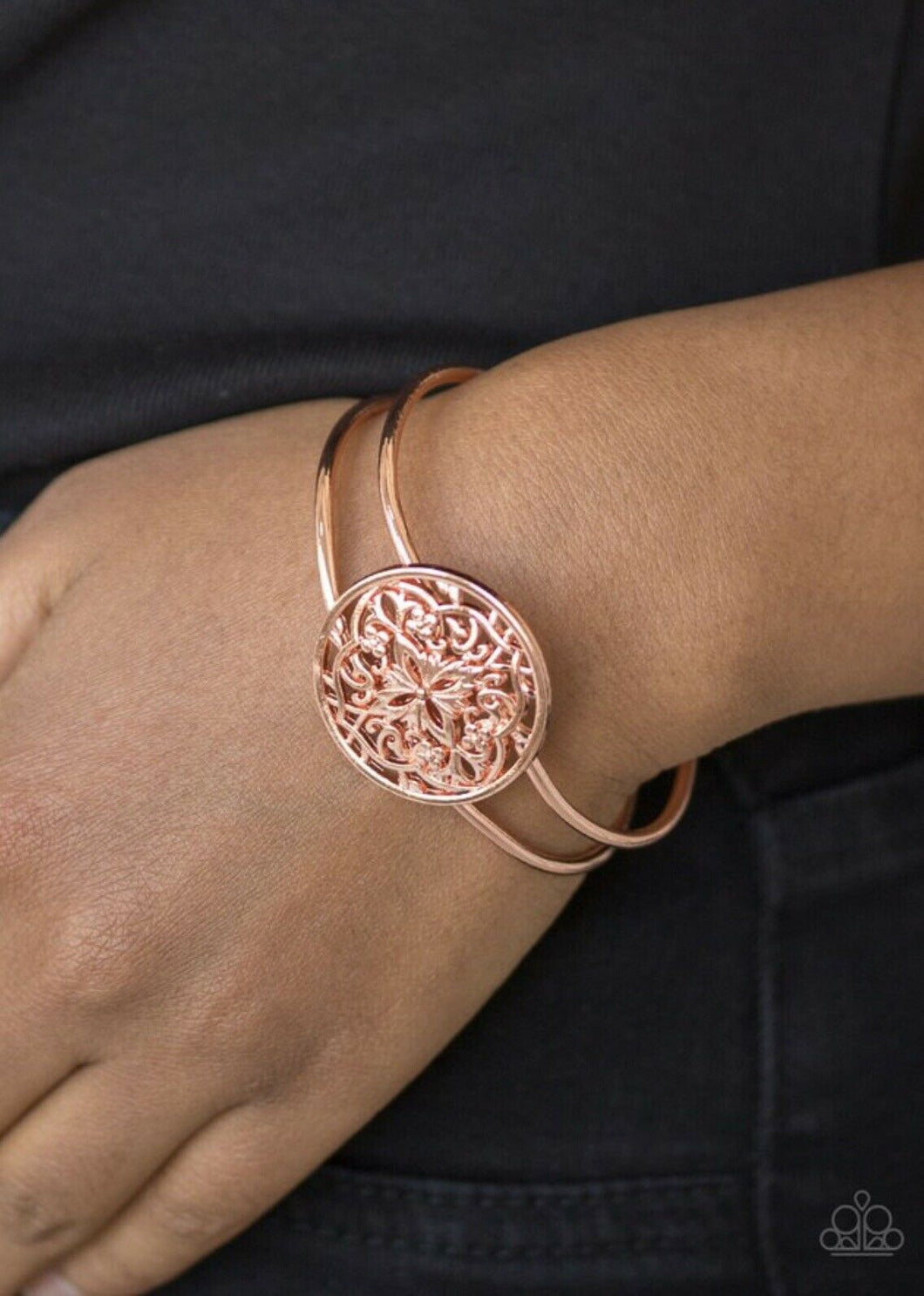 Mandala Majesty Bracelet - Copper