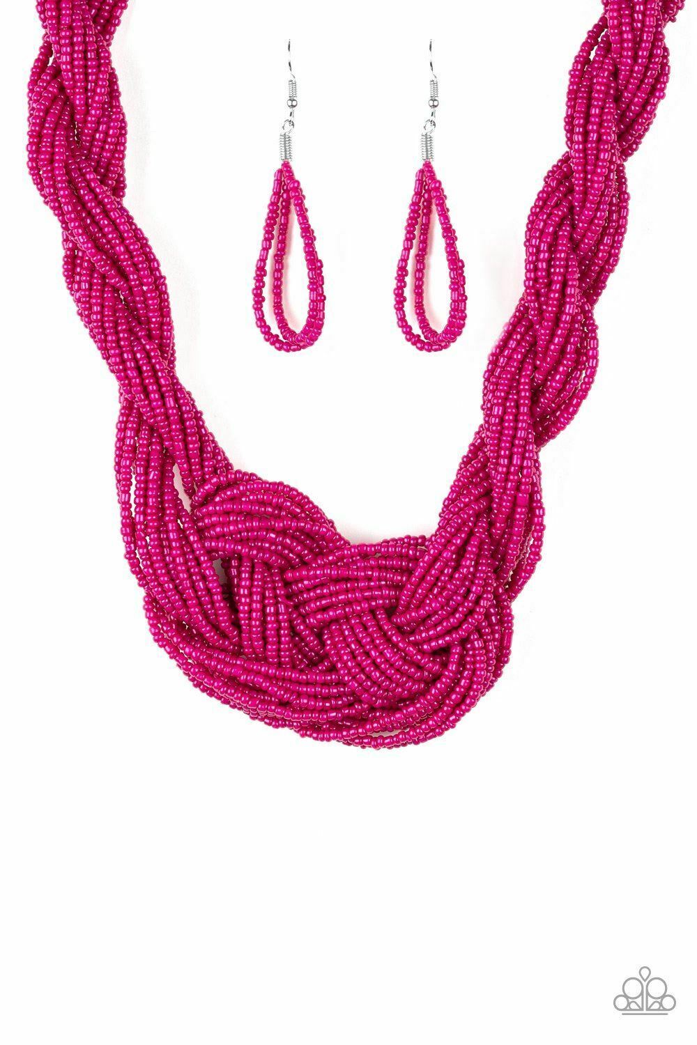 A Standing Ovation Necklace - Pink