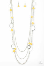 Load image into Gallery viewer, Beachside Babe Yellow Necklace
