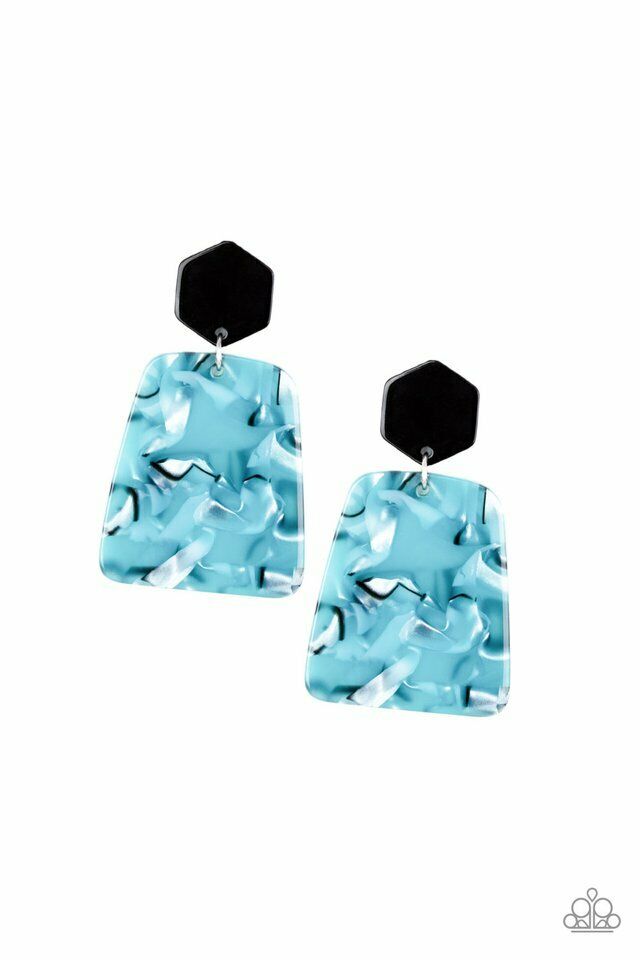 Majestic Mariner Blue Earrings