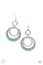 Load image into Gallery viewer, Earring: &quot;Dizzying Deserts&quot; Blue Earrings
