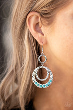 Load image into Gallery viewer, Earring: &quot;Dizzying Deserts&quot; Blue Earrings
