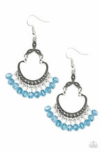 Load image into Gallery viewer, Babe Alert Blue Earrings
