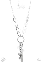 Load image into Gallery viewer, Necklace: &quot;Trinket Trend&quot; Silver Necklace
