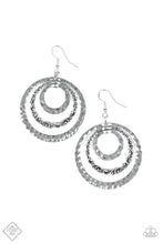 Load image into Gallery viewer, Earring: &quot;Out Of Control Shimmer&quot; Silver Earrings
