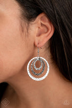 Load image into Gallery viewer, Earring: &quot;Out Of Control Shimmer&quot; Silver Earrings
