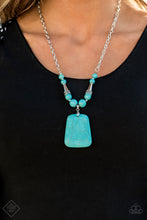 Load image into Gallery viewer, Necklace: &quot;Sandstone Oasis&quot; Blue Necklace
