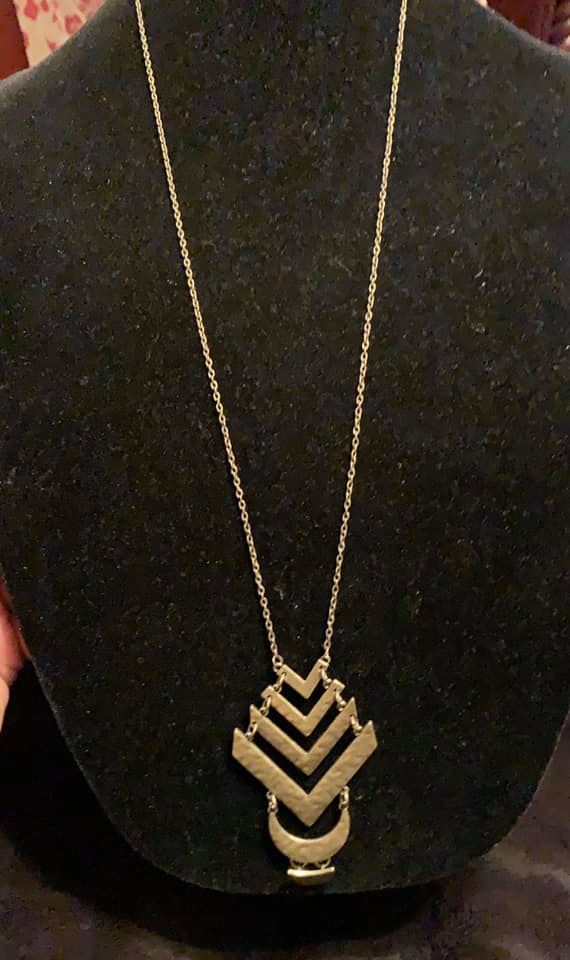 Artisan Edge Brass Necklace