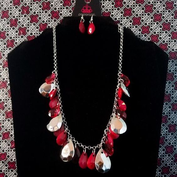 Hurricane Season Red Necklace