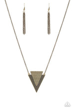 Load image into Gallery viewer, Ancient Arrow Brass Necklace
