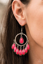 Load image into Gallery viewer, Earring: &quot;Flirty Flamboyance&quot; - Pink
