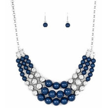 Load image into Gallery viewer, Dream Pop Blue &amp; Silver Necklace
