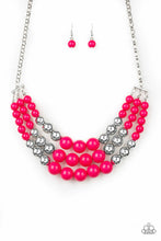 Load image into Gallery viewer, Dream Pop Pink &amp; Silver Necklace
