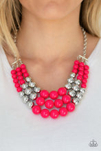 Load image into Gallery viewer, Dream Pop Pink &amp; Silver Necklace
