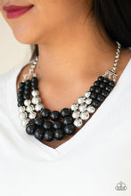 Load image into Gallery viewer, Dream Pop Black &amp; Silver Necklace
