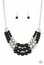 Load image into Gallery viewer, Dream Pop Black &amp; Silver Necklace
