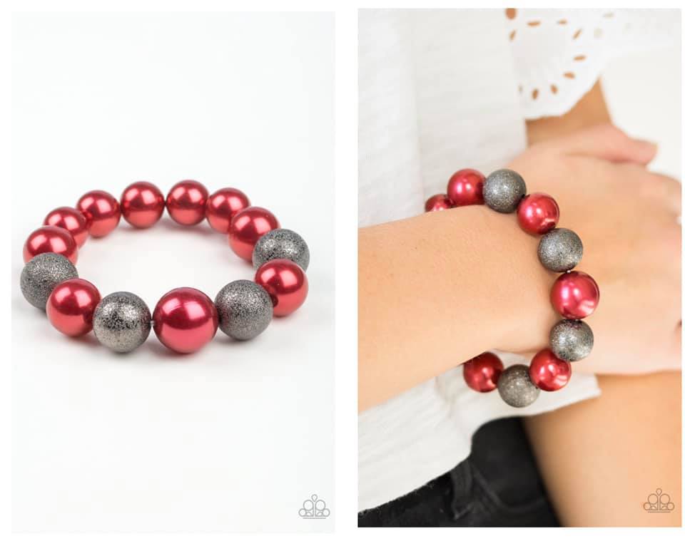 Humble Hustle Red Bracelet