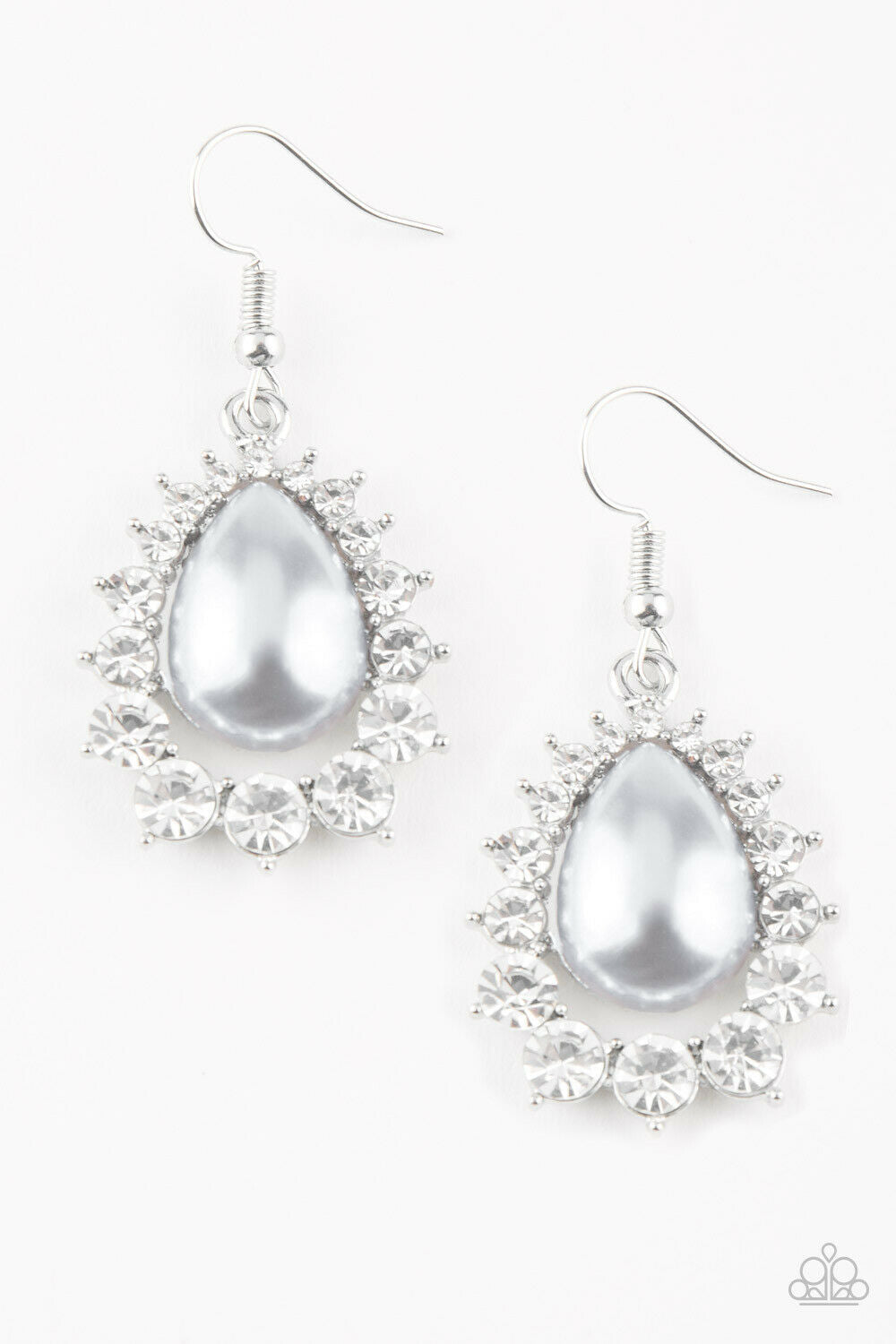 Regal Renewal White Earrings