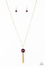 Load image into Gallery viewer, Belle of the BALLROOM Purple Necklace
