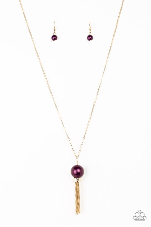 Belle of the BALLROOM Purple Necklace