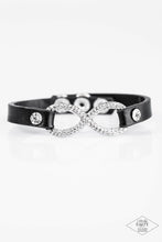 Load image into Gallery viewer, Innocent Till Proven GLITZY! - Black Infinity Bracelet
