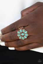 Load image into Gallery viewer, Ring:  Stone Gardenia - Copper
