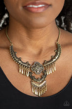 Load image into Gallery viewer, Rogue Vogue - Brass - Necklace
