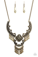 Load image into Gallery viewer, Rogue Vogue - Brass - Necklace
