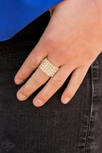 Load image into Gallery viewer, Ring: &quot;Diamond Drama&quot; - Gold
