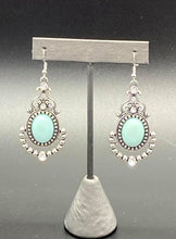 Load image into Gallery viewer, CAMEO and Juliet Blue Earrings
